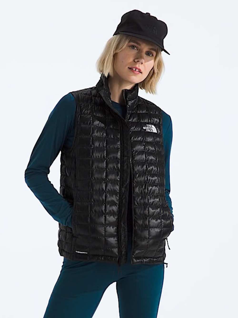 The North Face Women’s Thermoball Vest in Black - Lightweight Packable Vest